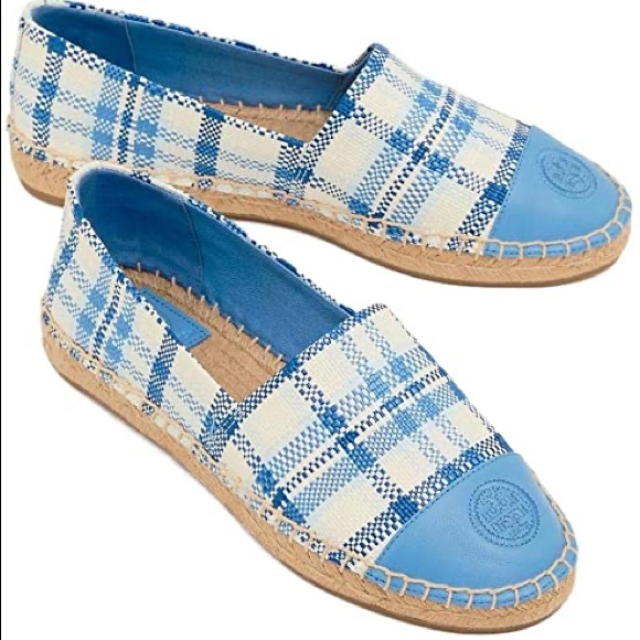 tory burch blue espadrilles